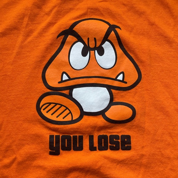 Orange Goomba Shirt from Mario - Picture 2 of 4